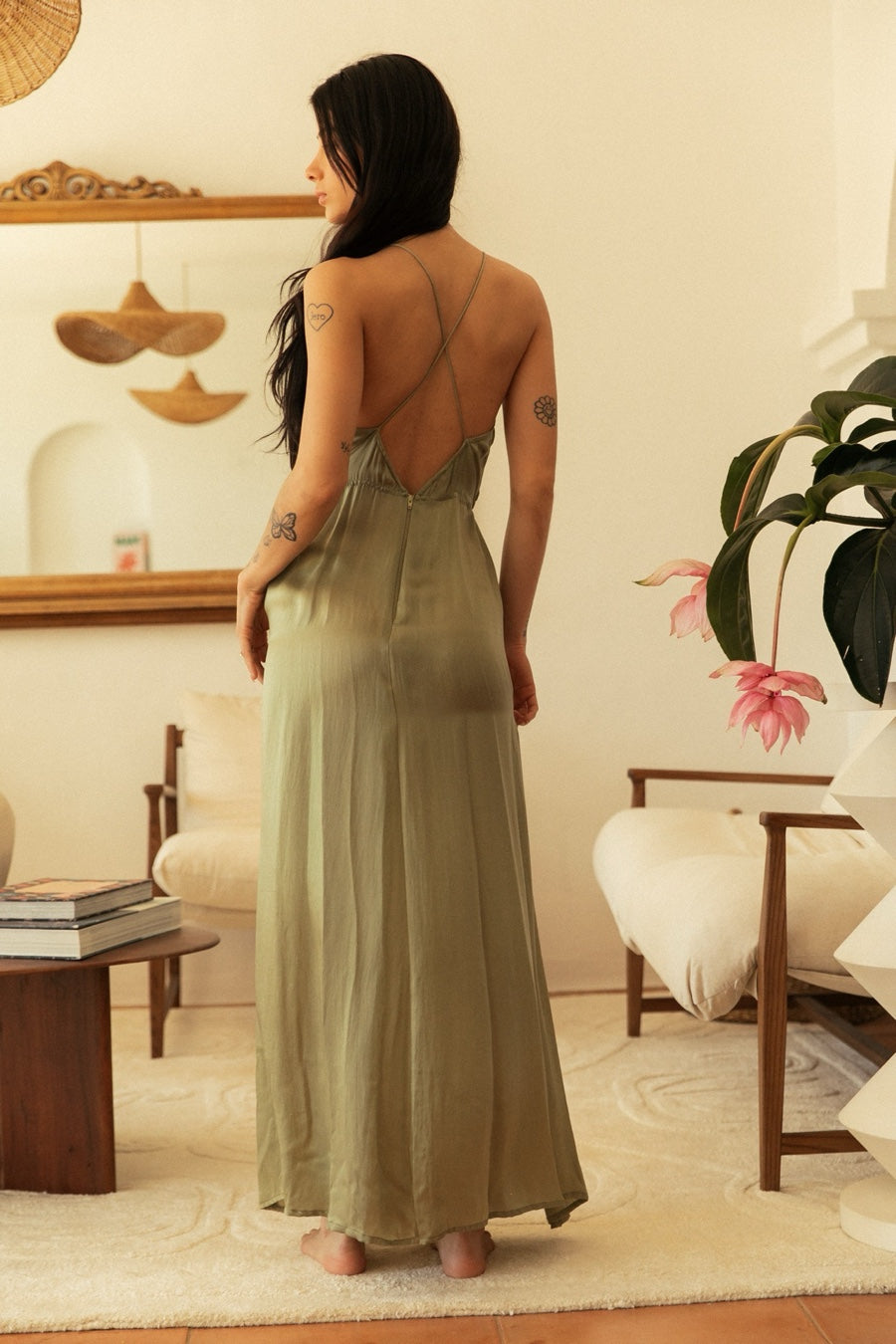 JAYA MAXI DRESS SAGE