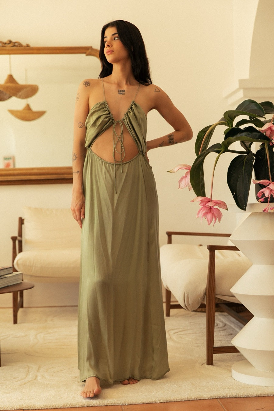 JAYA MAXI DRESS SAGE