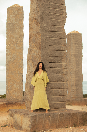 AURORA DRESS PISTACHIO