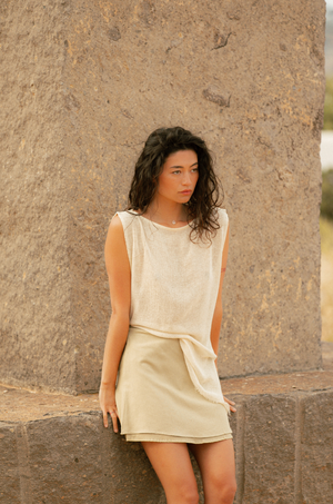 SANDAL TOP IVORY