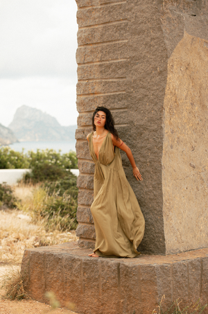 FUJI DRESS KALE GREEN