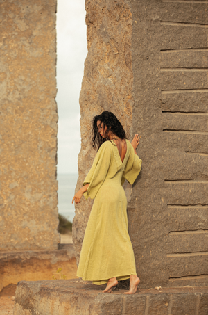 AURORA DRESS PISTACHIO