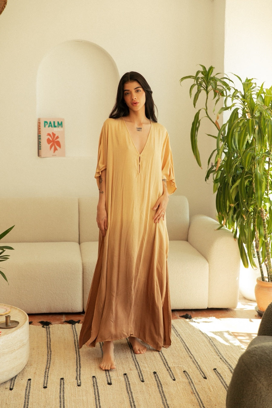 ARIA MAXI KAFTAN INCA GOLD OMBRE