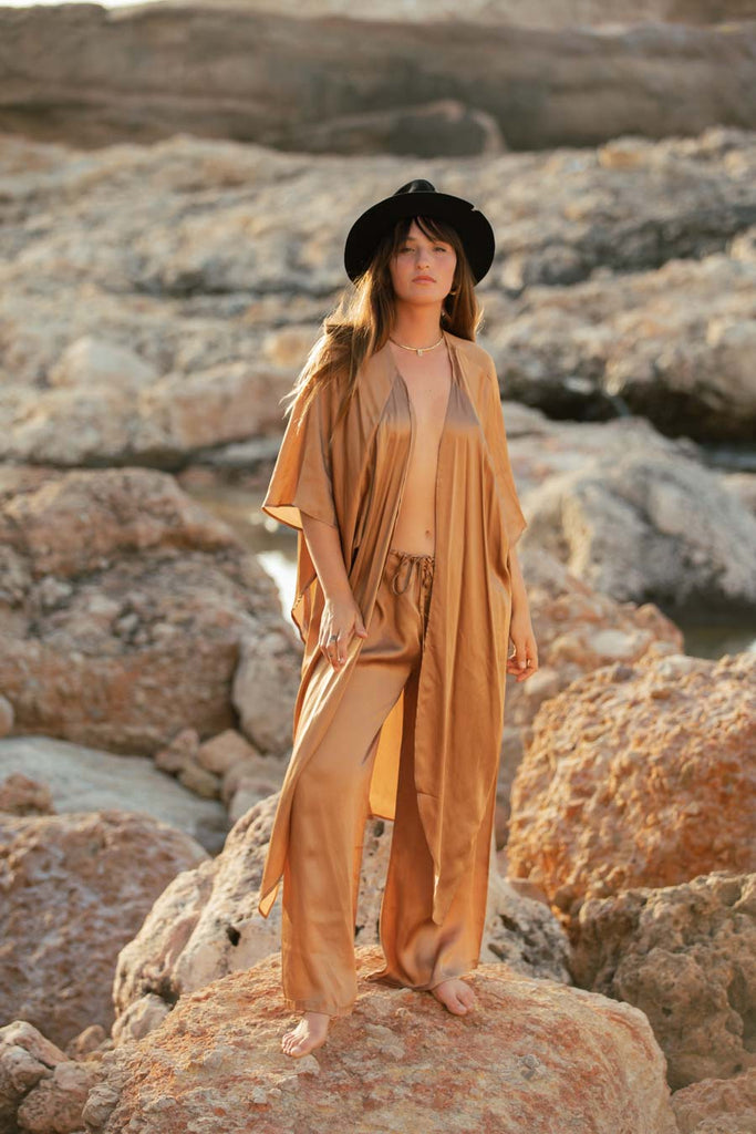 LERA TROUSER GOLDEN BROWN