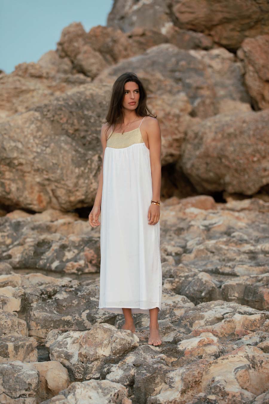CLEOPATRA MAXI DRESS WHITE CLEOPATRA MAXI DRESS WHITE