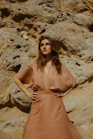 NAKISHA DRESS ROSE
