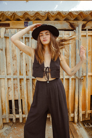 FRANCO WAISTCOAT BLACK