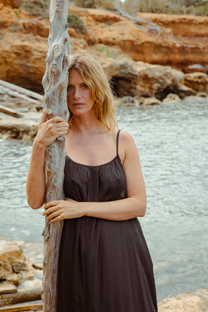 ROSSA MAXI DRESS BLACK