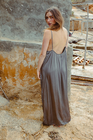 ROSSA MAXI DRESS TEA LEAF