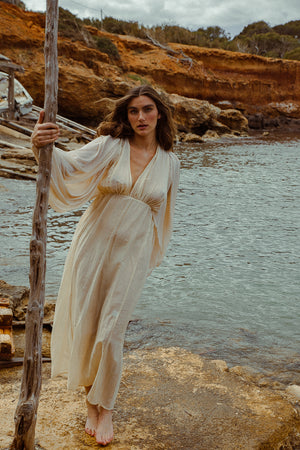 YASMIN DRESS CREAM
