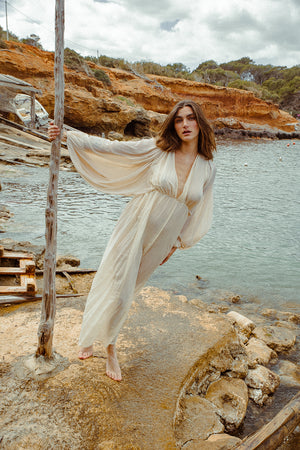 YASMIN DRESS CREAM
