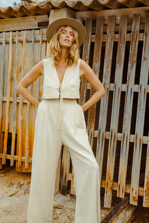 FRANCO WAISTCOAT CREAM