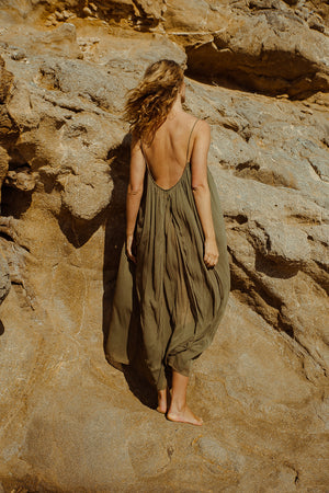 FLOAT AWAY DRESS OLIVE