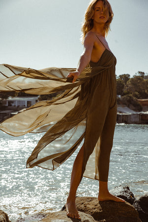 FLOAT AWAY DRESS OLIVE