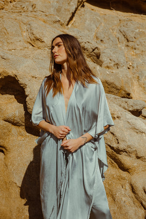 KARLA CAPE SILVER BLUE