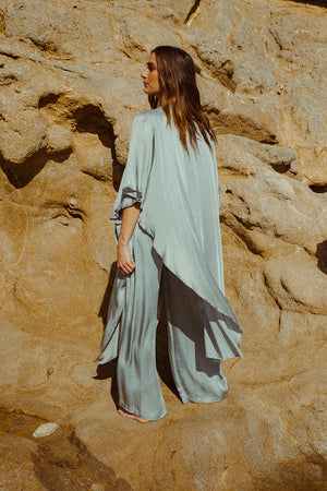KARLA CAPE SILVER BLUE