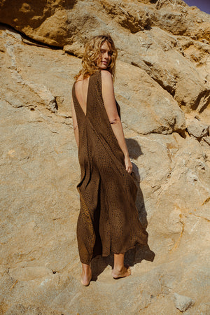 ATHENS DRESS RAINDROP LEOPARD