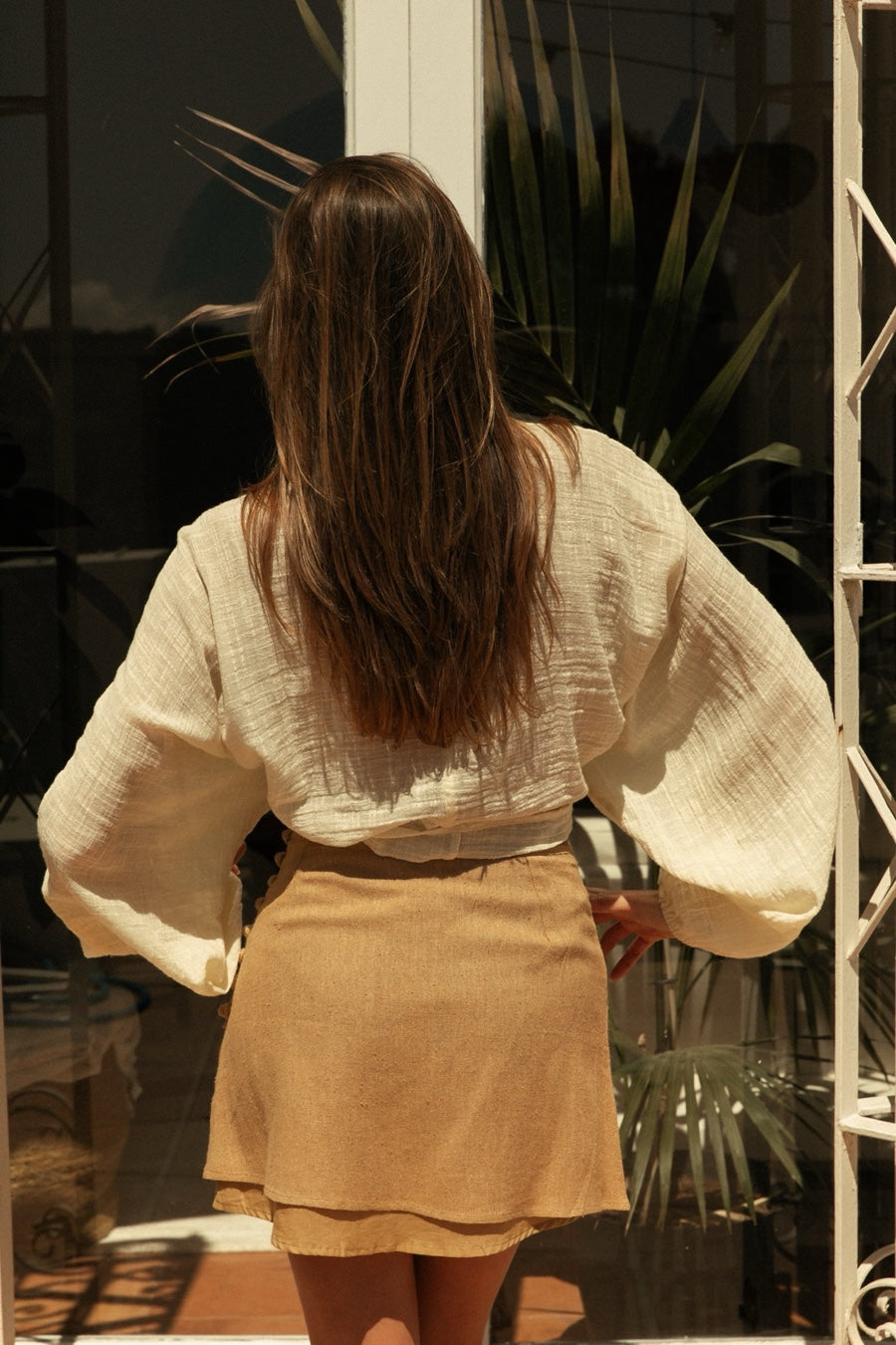 MYRRH SKIRT ALMOND