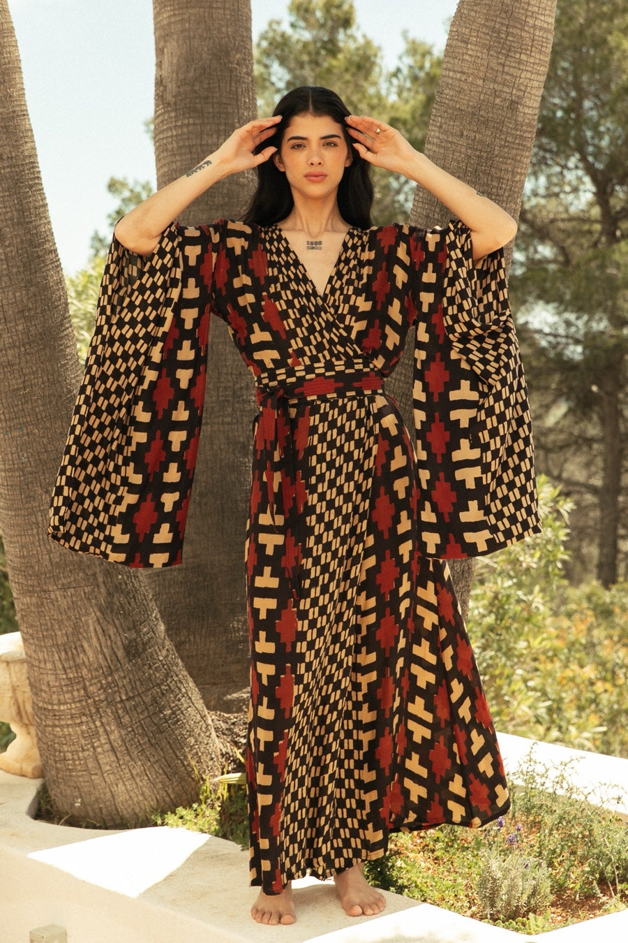 KIMONO DRESS IKAT KIMONO DRESS IKAT
