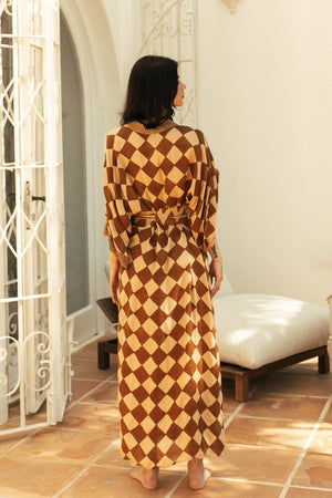 KAYA ROBE BIG DIAMONDS