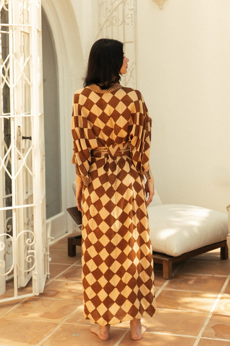 KAYA ROBE BIG DIAMONDS