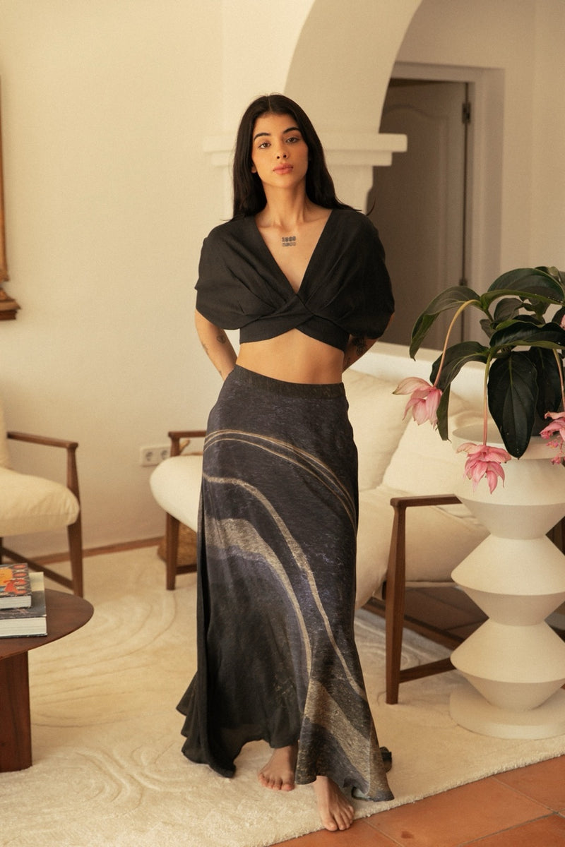 VERBENA SKIRT INK