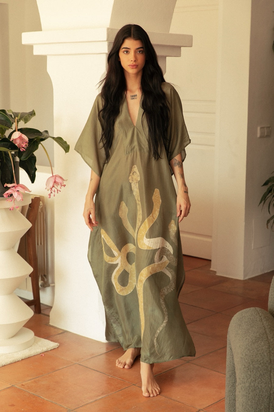 RISE KAFTAN OLIVE