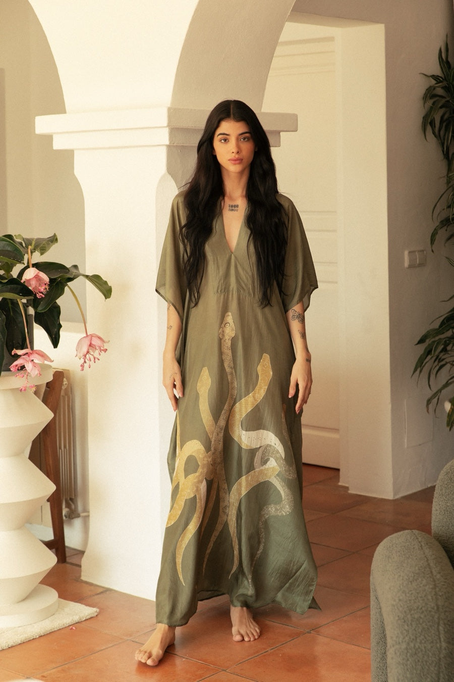 RISE KAFTAN OLIVE