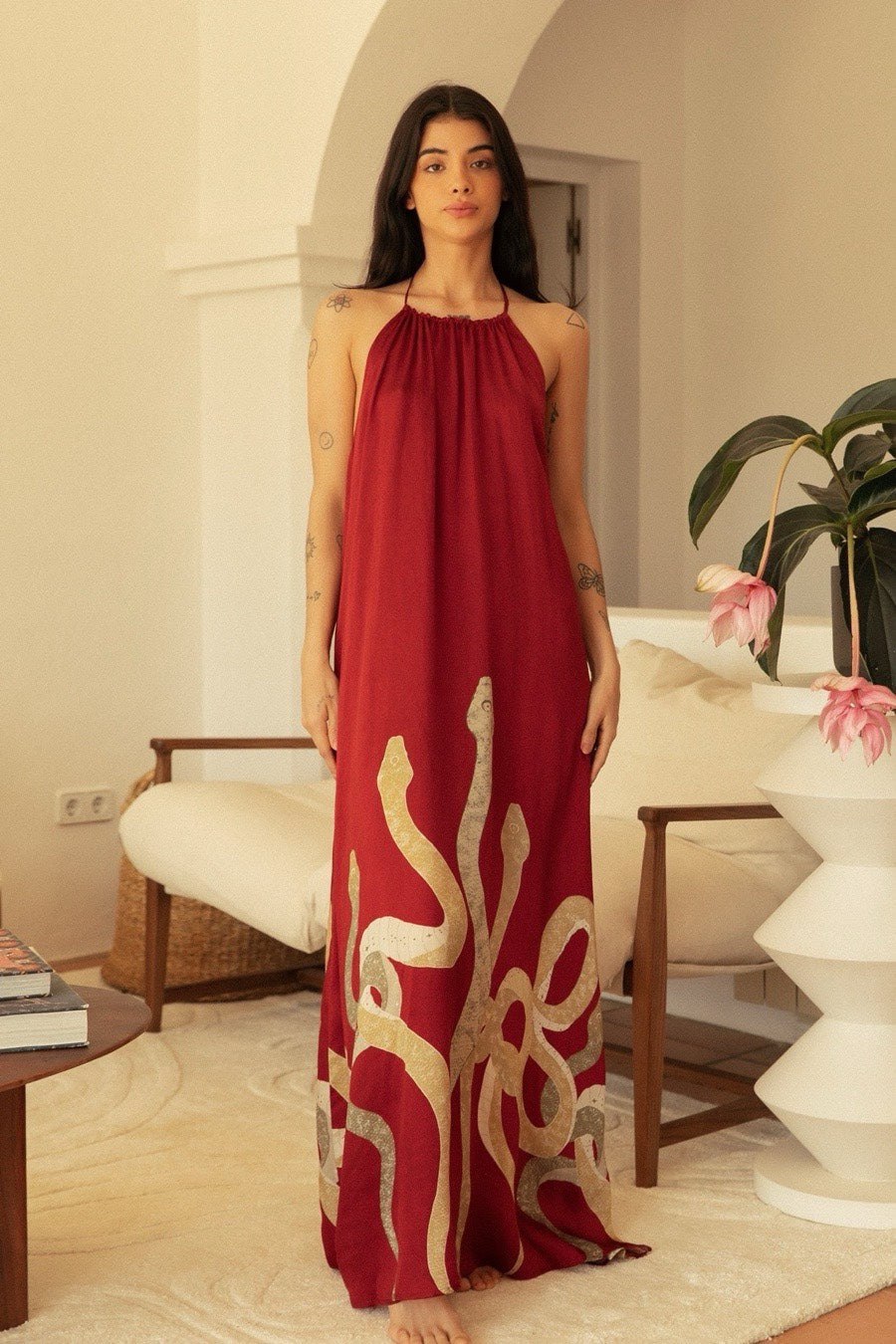 NAYA DRESS RUST