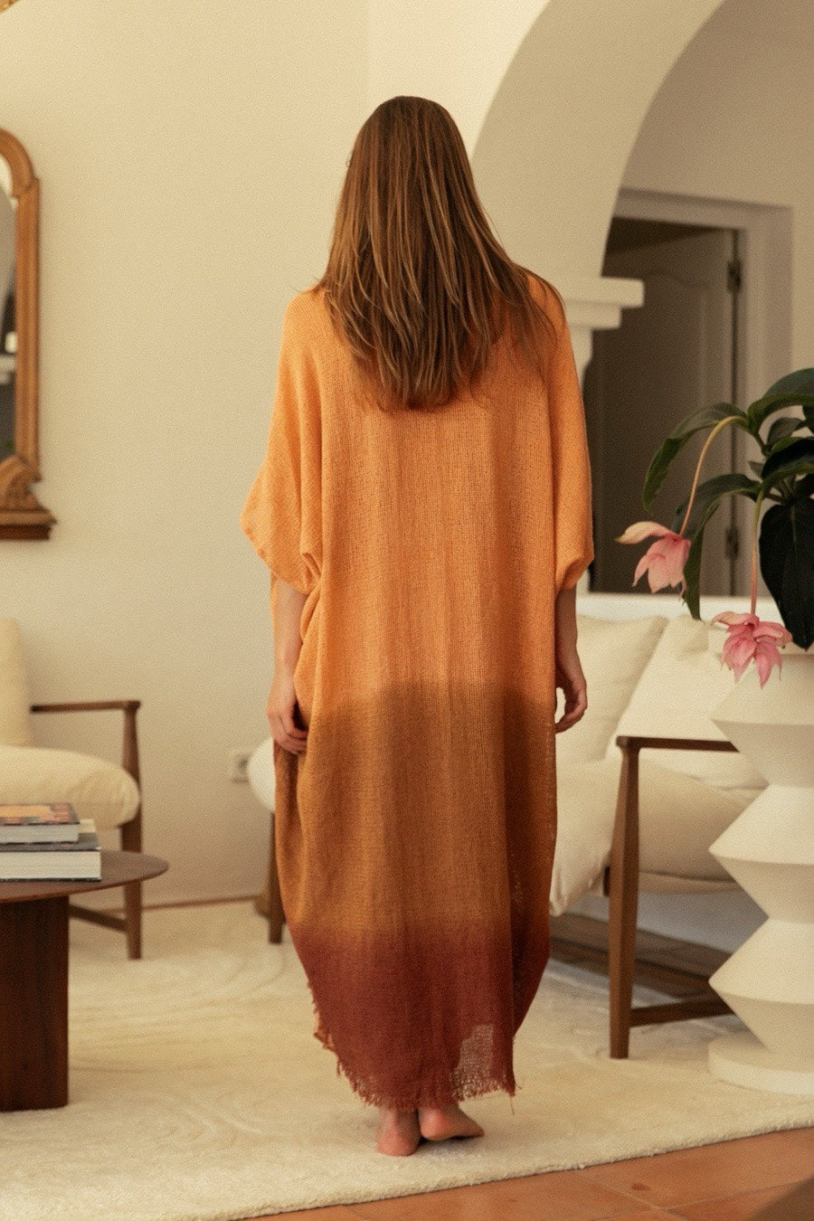 SAVANNA NET JACKET DESERT PINK OMBRE