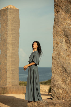 NAKISHA DRESS INDIGO