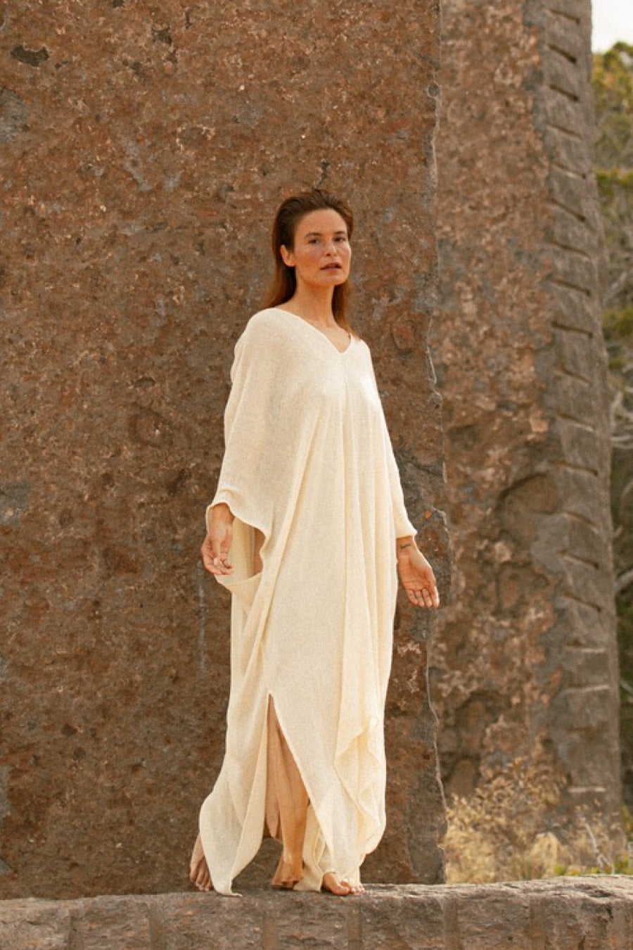JARA KAFTAN IVORY