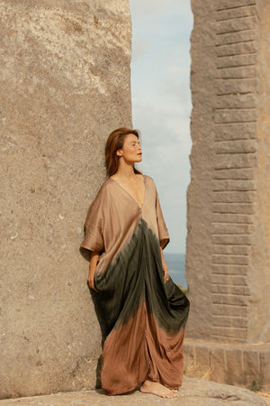 GOBI KAFTAN OMBRE SILVER BLUE