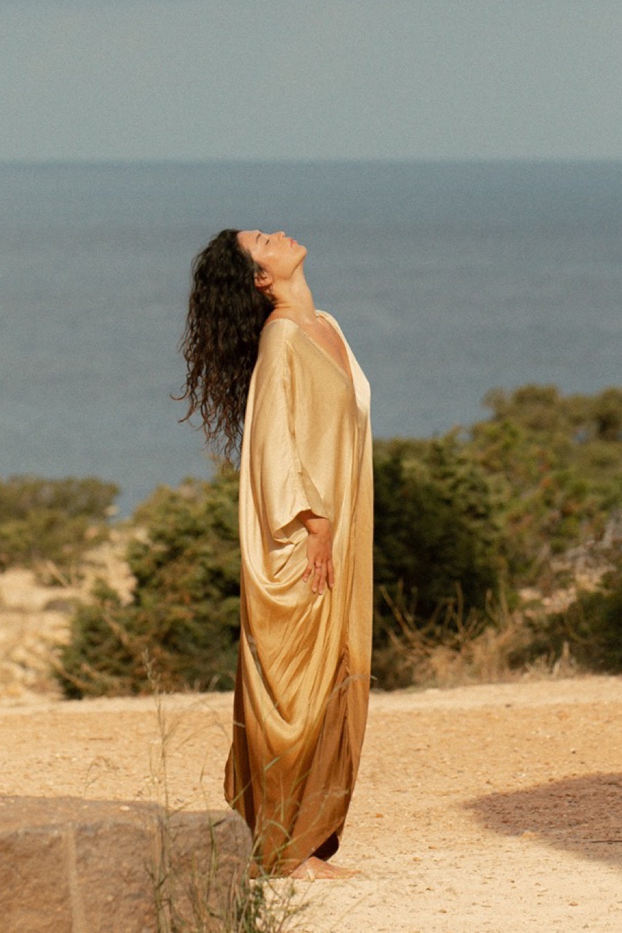 GOBI KAFTAN OMBRE CREAM