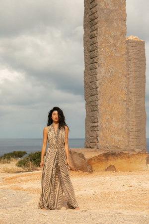 AZUMI VEST GOLD ZEBRA