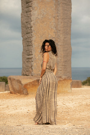 AZUMI VEST GOLD ZEBRA