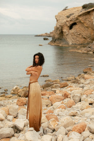 KALLAHARI TROUSERS CREAM OMBRE