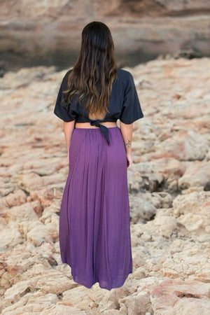 FREE FLOW SKIRT DEEP PURPLE