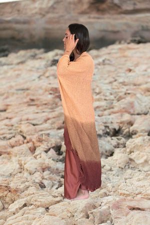 SAVANNA NET JACKET DESERT PINK OMBRE