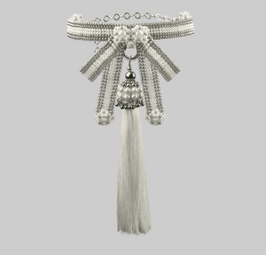 AMAYA BOW CHOKER PEARL