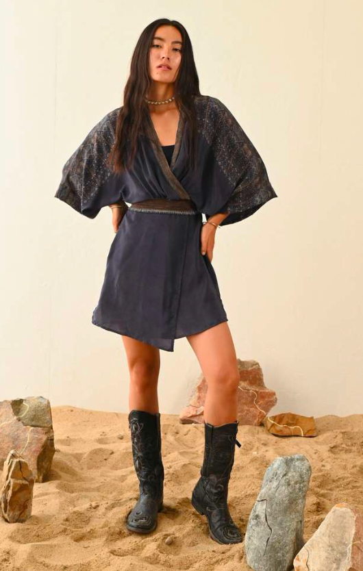 AYANNA SHORT DRESS DUSK