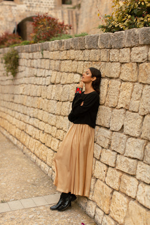Oleander Skirt Sand Beige