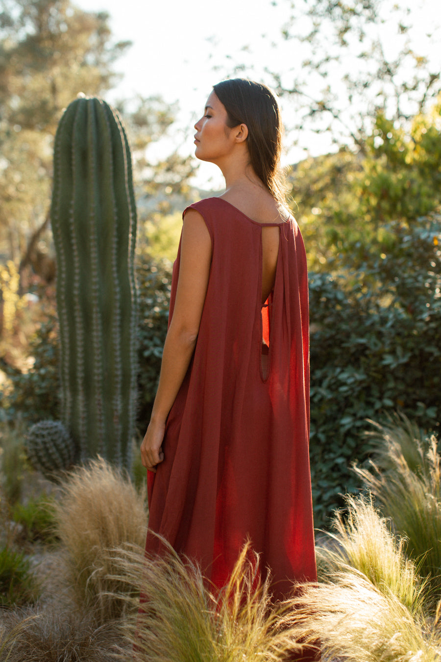 Desert Henna Sustainable Hemp Long Dress
