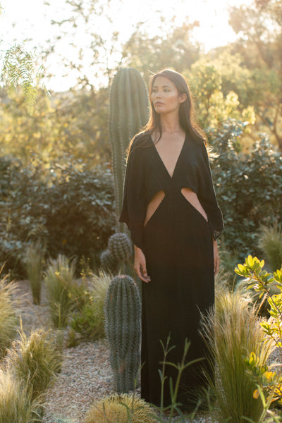 AURORA DRESS BLACK – hanamer