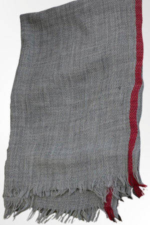 Paloma Wool Grey And Red Scarf
