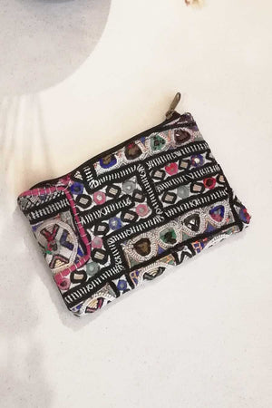 Boho Indian Embroidery Wallet