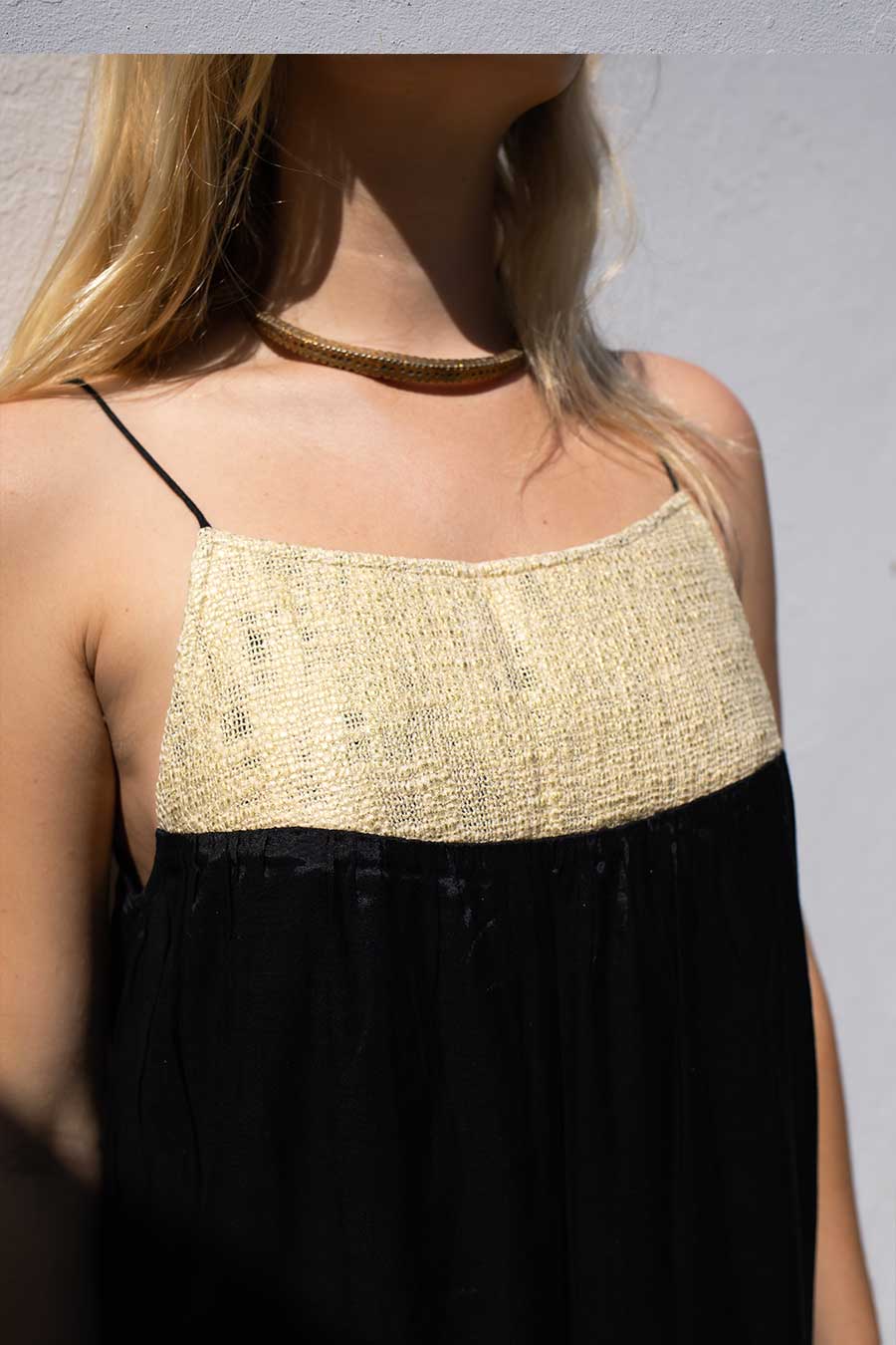 black and gold cleopatra dress CLEOPATRA MAXI DRESS BLACK – hanamer