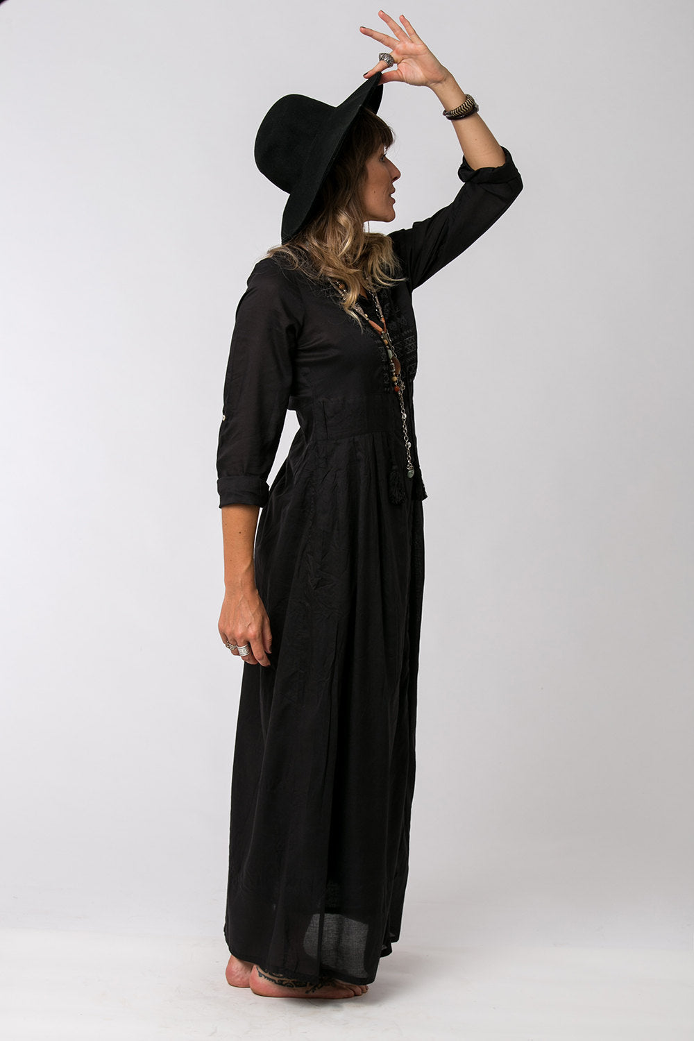 black star maxi dress Starry Eyed Sequin Star Mesh Maxi - Black