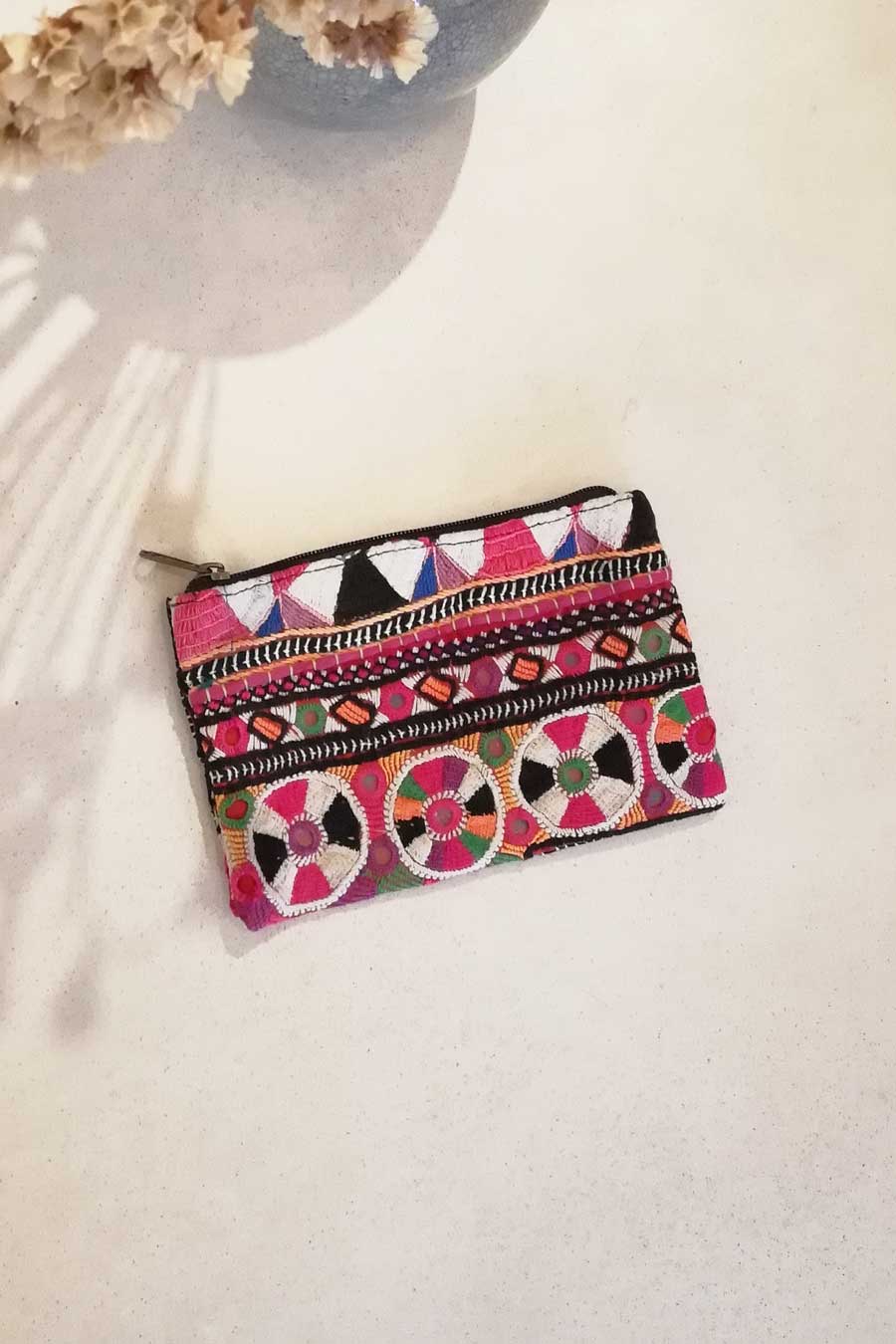 Vintage Indian Embroidery Wallet