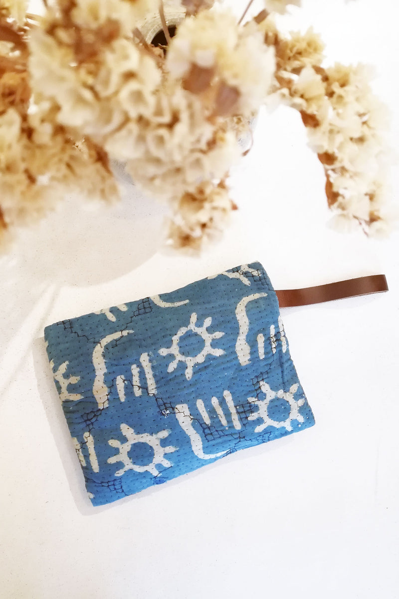 Unisex Bohemian Clutch with Leather